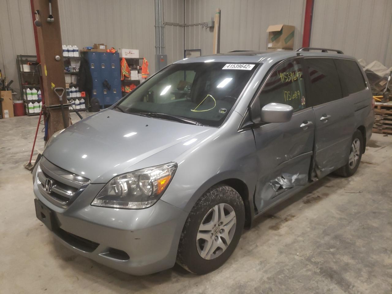 Photo 2 from auction – 2007 HONDA ODYSSEY EX with VIN 5FNRL38697B021384