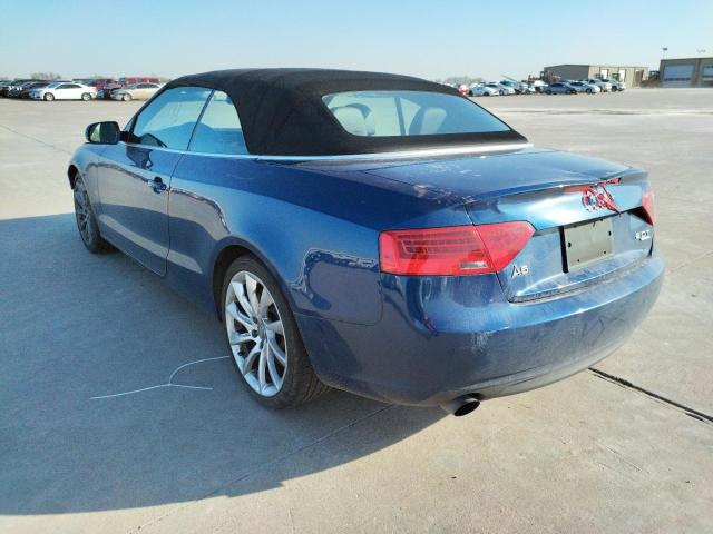 Photo 3 from auction – 2013 AUDI A5 PREMIUM with VIN WAULFAFH3DN016794