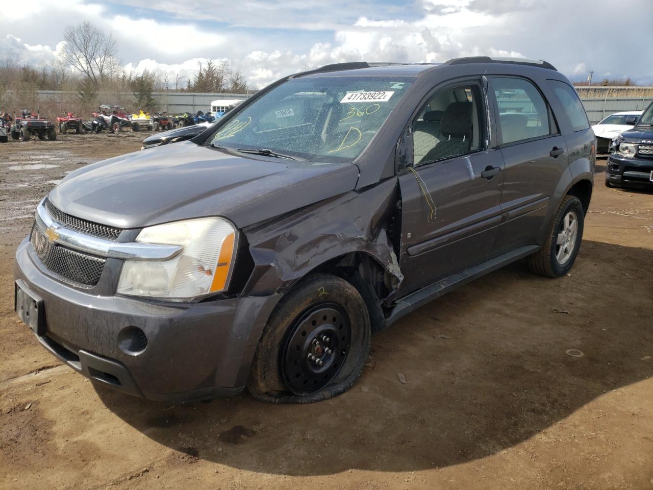 Photo 2 from auction – 2008 CHEVROLET EQUINOX LS with VIN 2CNDL13F986339966