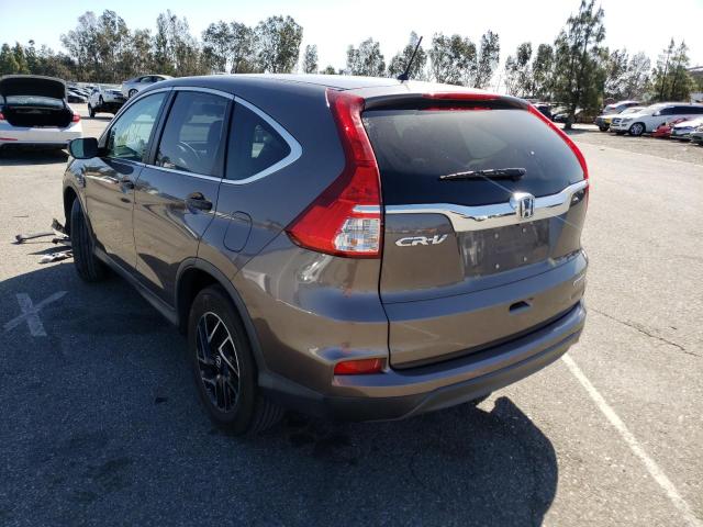 Photo 3 from auction – 2016 HONDA CR-V SE with VIN 2HKRM3H48GH531545