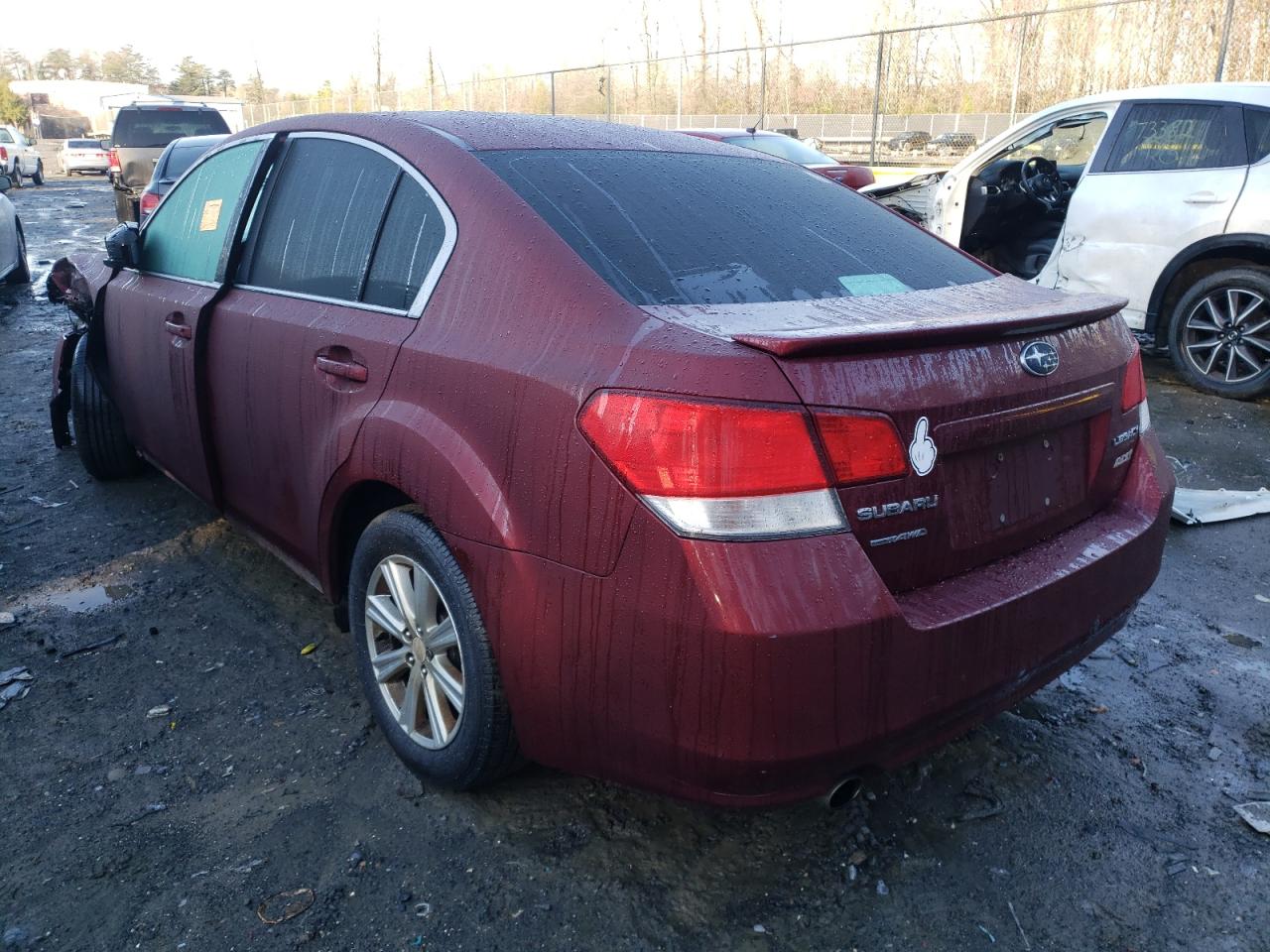 Photo 3 from auction – 2011 SUBARU LEGACY 2.5 with VIN 4S3BMBC66B3228496