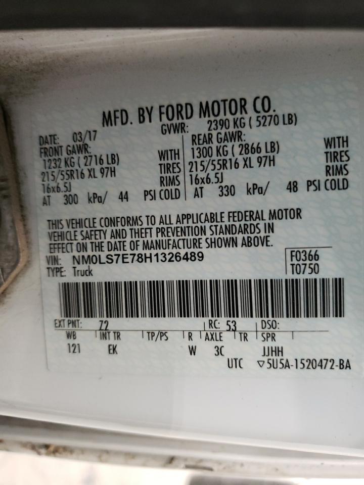 Photo 10 from auction – 2017 FORD TRANSIT CO with VIN NM0LS7E78H1326489