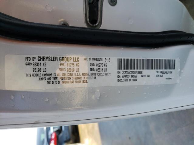 Photo 10 from auction – 2012 CHRYSLER 300 LIMITE with VIN 2C3CCACG2CH216696