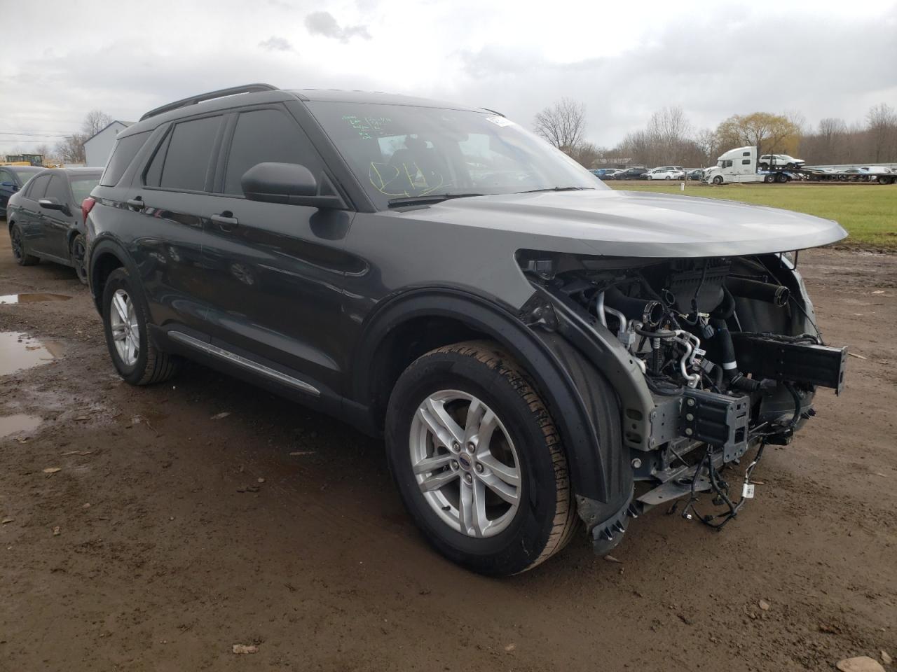 FORD EXPLORER X 2020 with VIN 1FMSK8DH3LGC07653 - Photo from auction