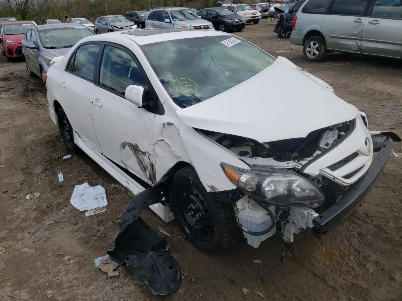 TOYOTA COROLLA BA 2013 with VIN 2T1BU4EE9DC923503 - Photo from auction