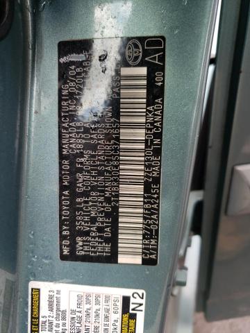 Photo 10 from auction – 2005 TOYOTA COROLLA CE with VIN 2T1BR30E85C371657