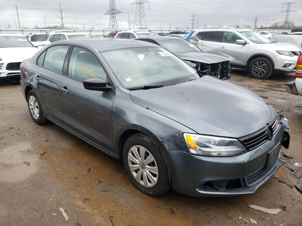 VOLKSWAGEN JETTA BASE 2014 with VIN 3VW2K7AJ2EM352792 - Photo from auction