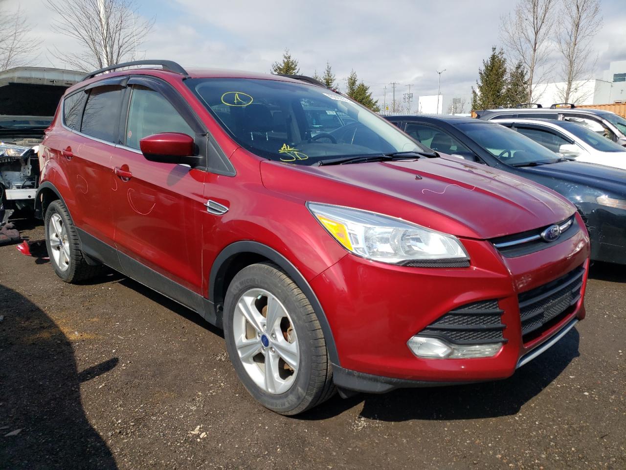 FORD ESCAPE SE 2014 with VIN 1FMCU0GX9EUA01289 - Photo from auction