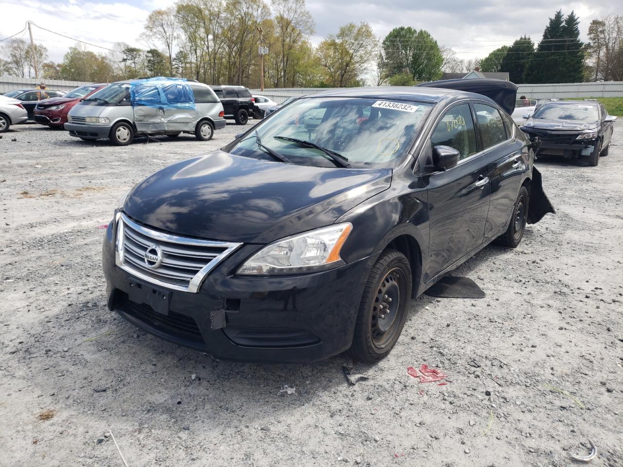 Photo 2 from auction – 2015 NISSAN SENTRA S with VIN 3N1AB7AP1FL690083