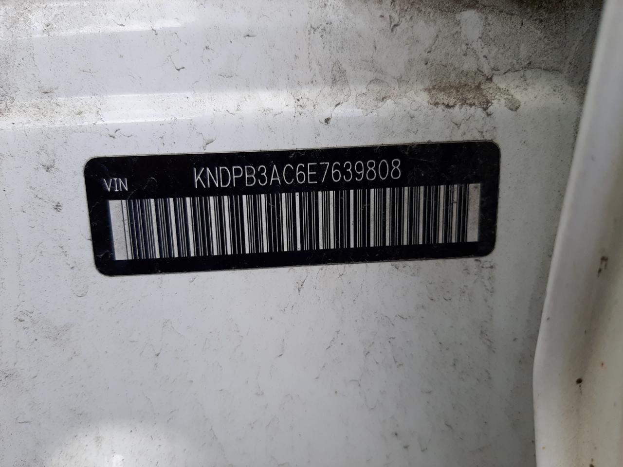 Photo 10 from auction – 2014 KIA SPORTAGE B with VIN KNDPB3AC6E7639808