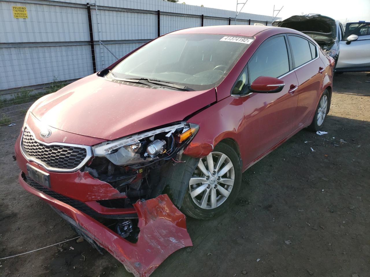 Photo 2 from auction – 2014 KIA FORTE EX with VIN KNAFX4A83E5113871