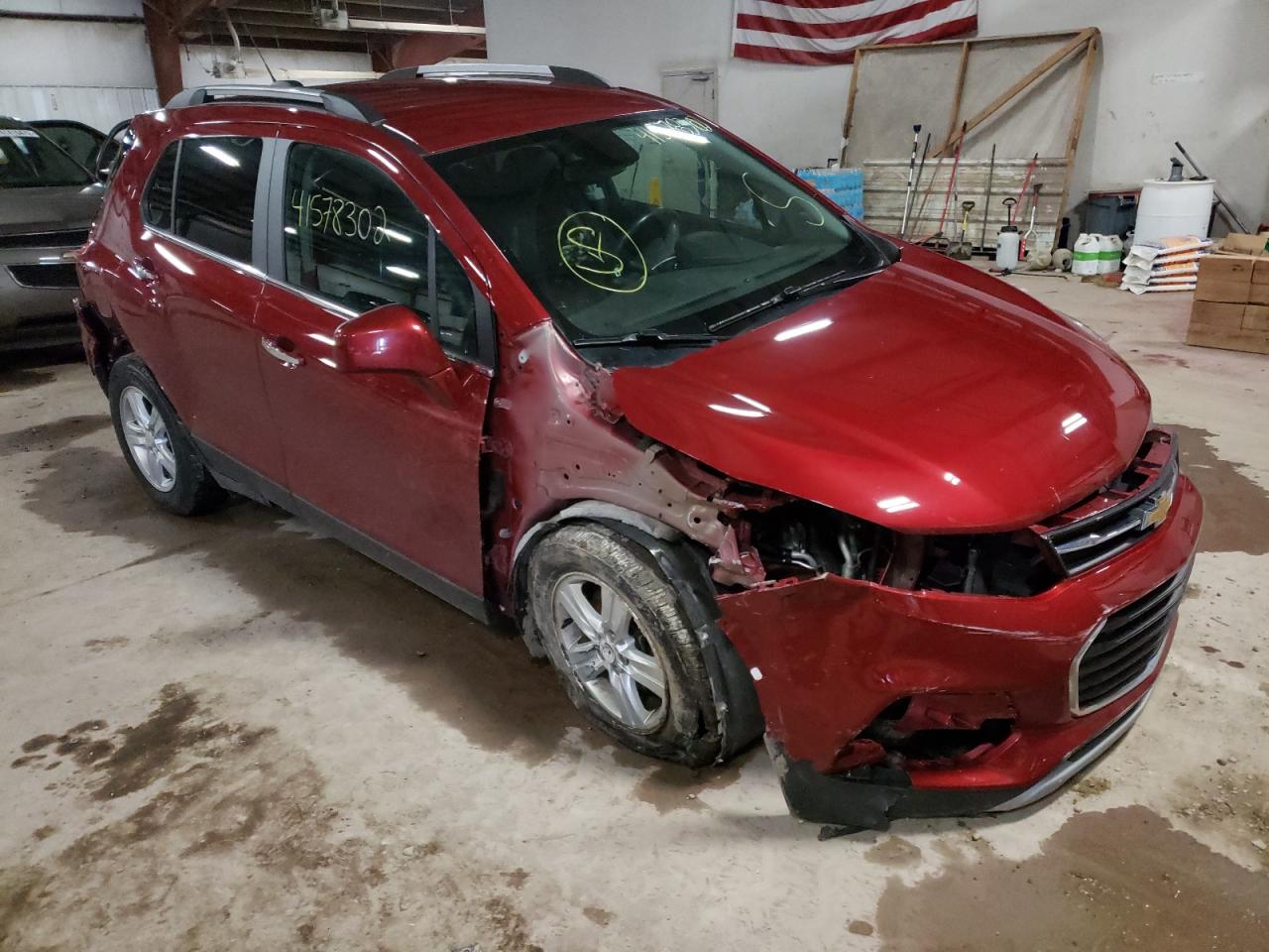Photo 1 from auction – 2020 CHEVROLET TRAX 1LT with VIN 3GNCJPSB9LL264642
