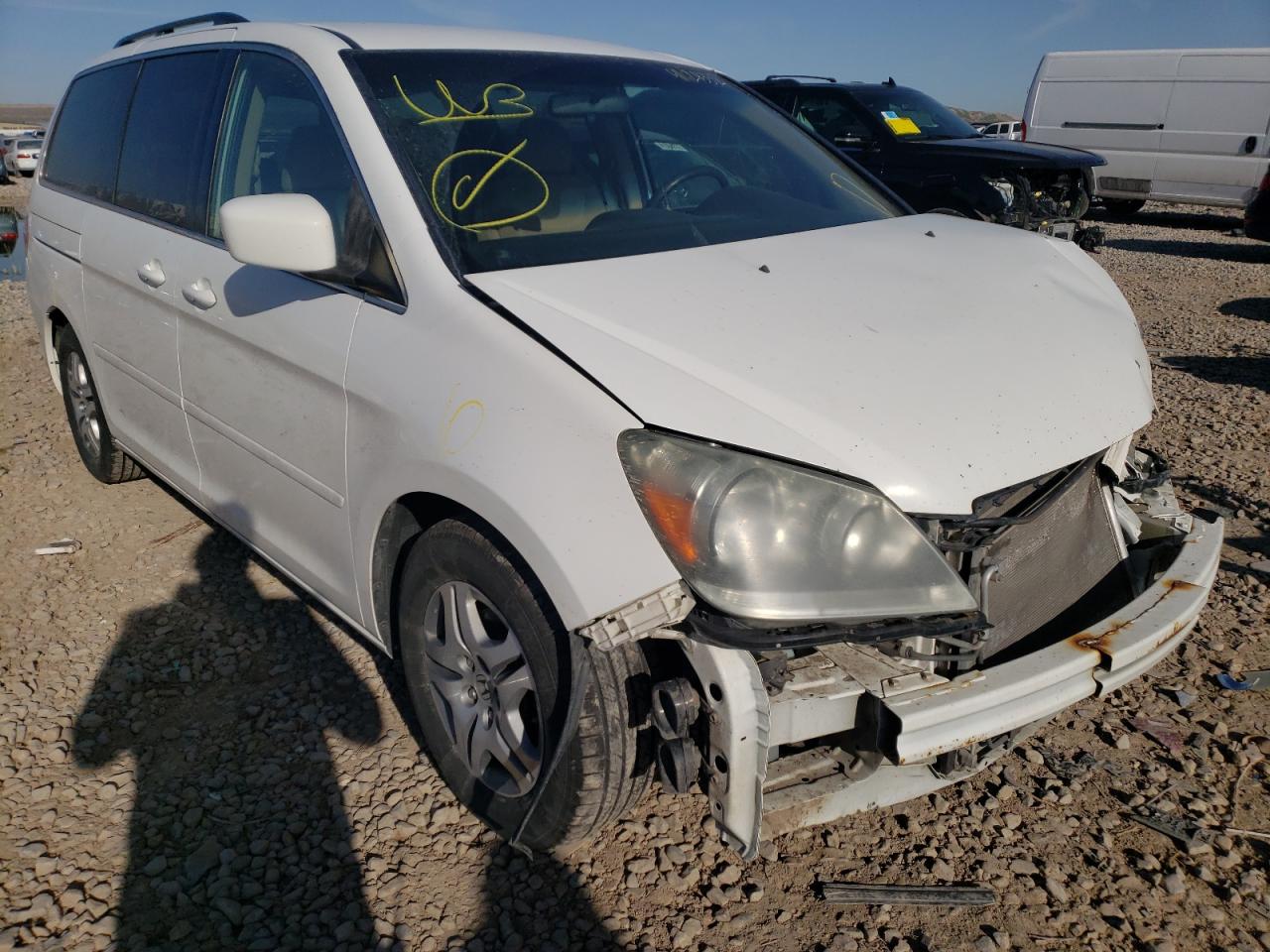 HONDA ODYSSEY EX 2007 with VIN 5FNRL38427B414738 - Photo from auction