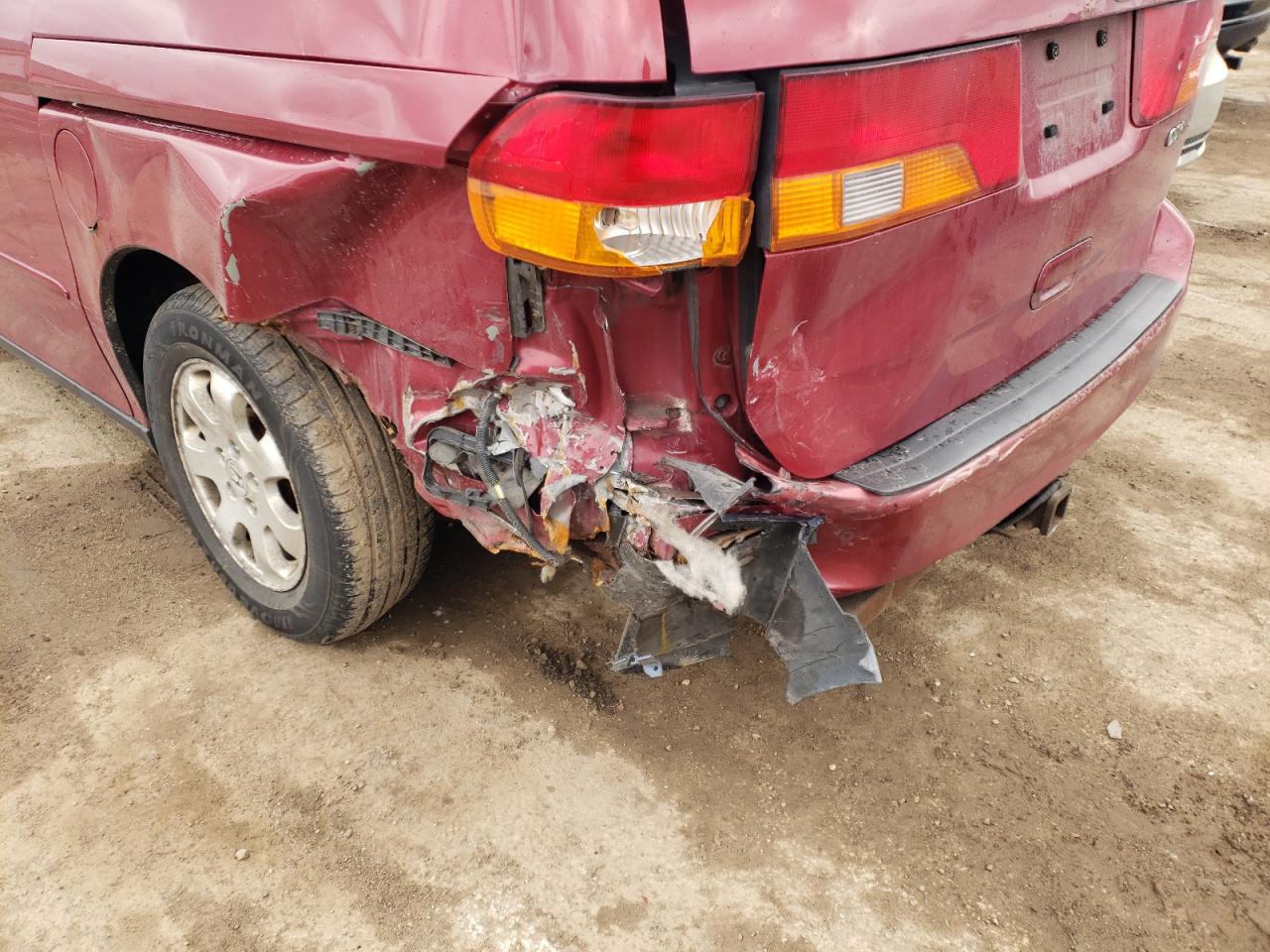 Photo 9 from auction – 2002 HONDA ODYSSEY EX with VIN 2HKRL18072H518573