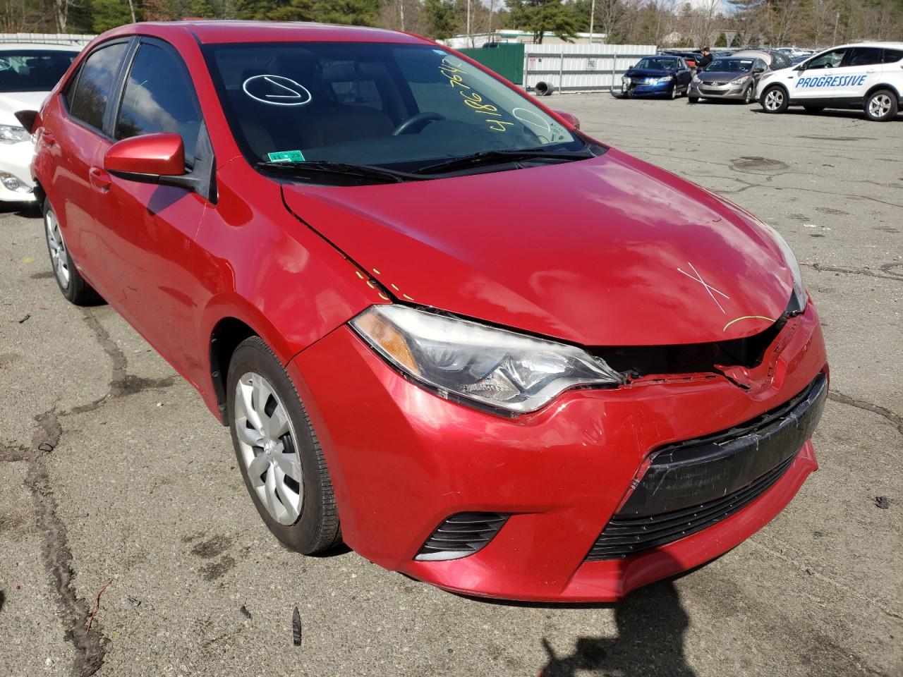 Photo 1 from auction – 2016 TOYOTA COROLLA L with VIN 2T1BURHE3GC653018