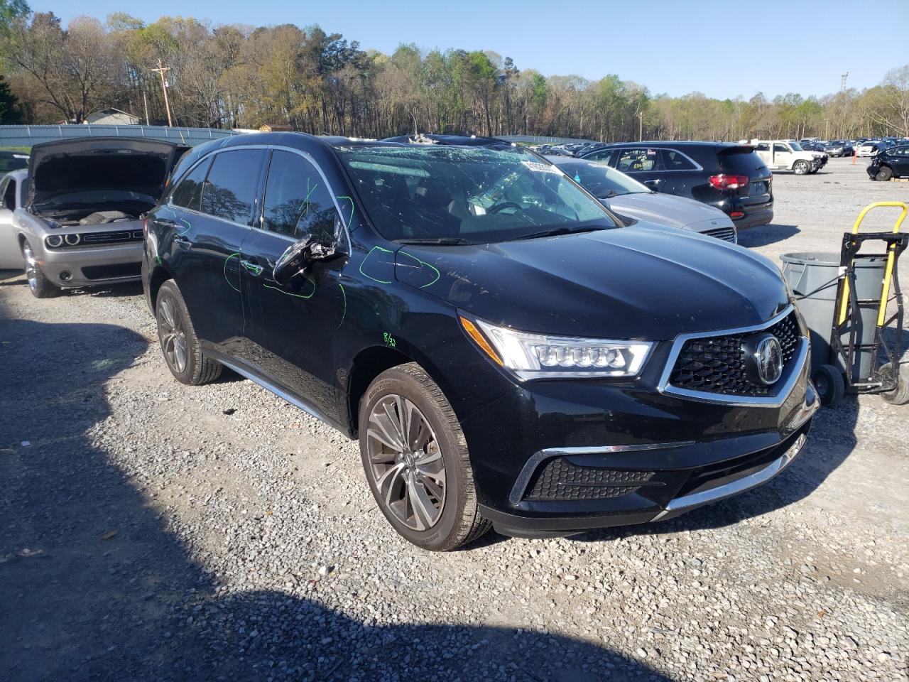 Photo 1 from auction – 2020 ACURA MDX TECHNO with VIN 5J8YD3H52LL017279