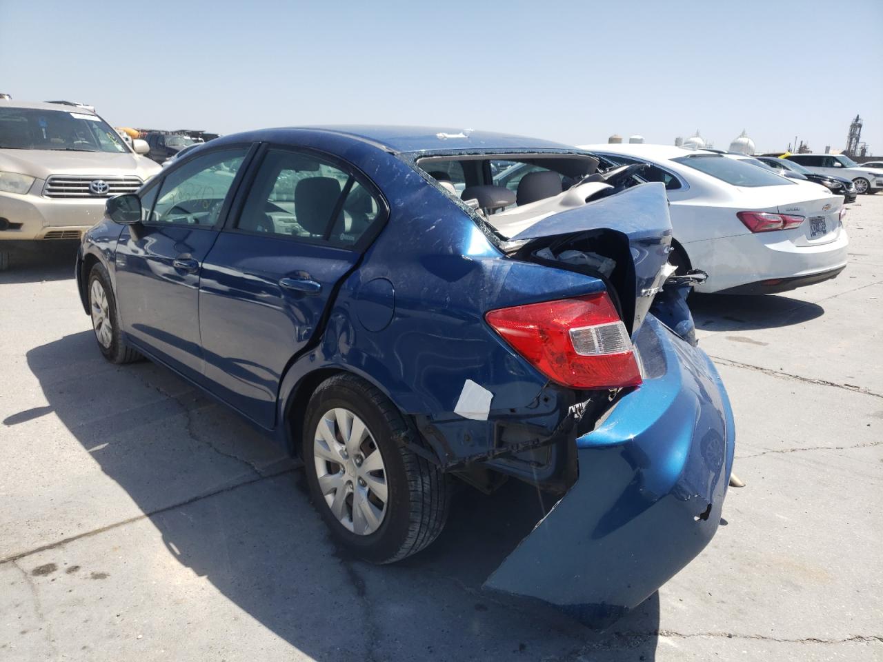 Photo 3 from auction – 2012 HONDA CIVIC LX with VIN 2HGFB2F50CH502298