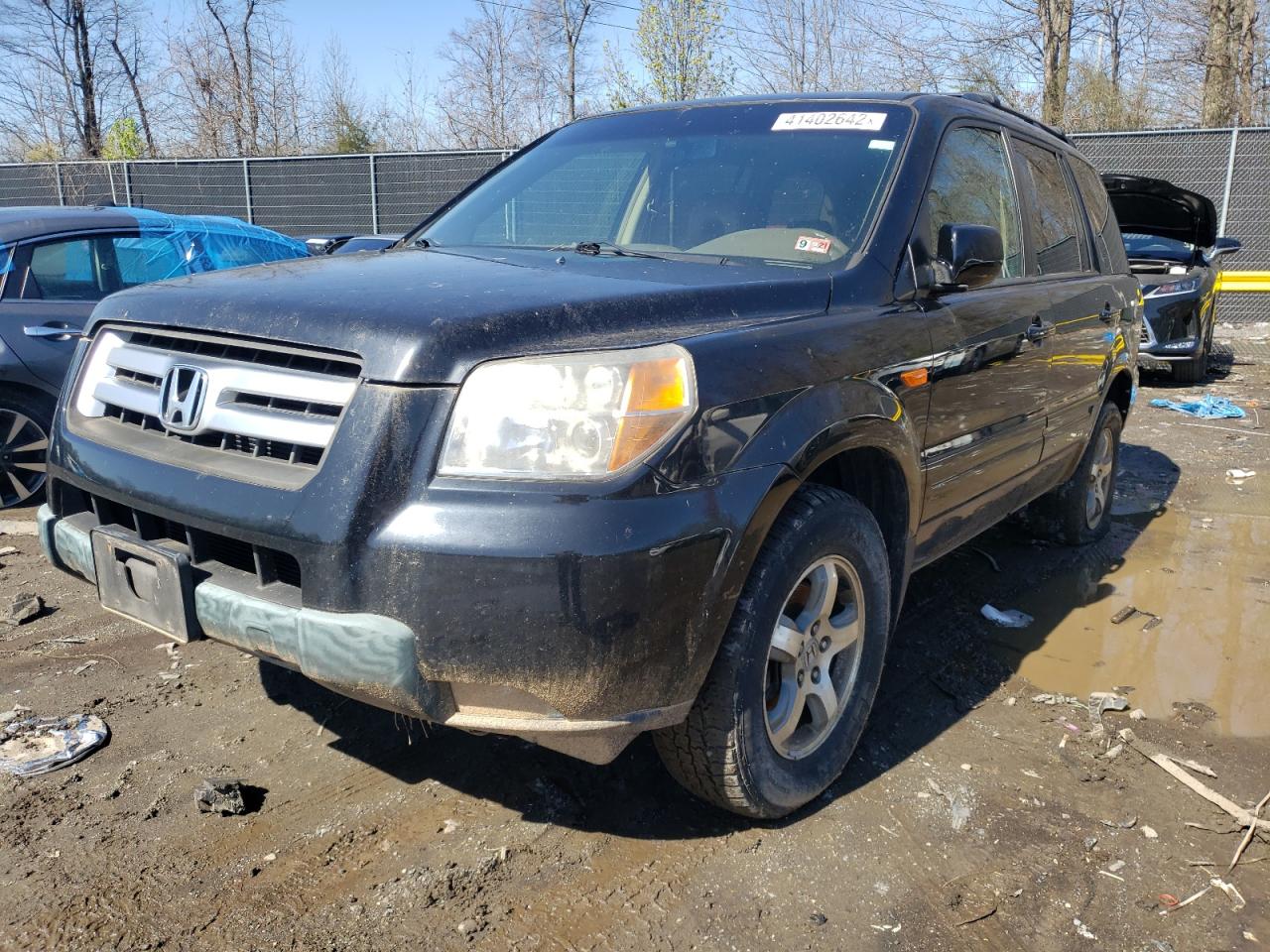Photo 2 from auction – 2008 HONDA PILOT EXL with VIN 5FNYF18678B021957