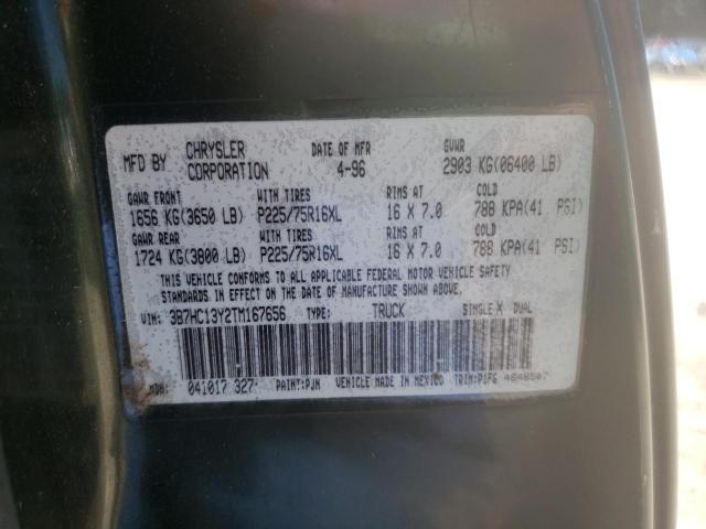 Photo 10 from auction – 1996 DODGE RAM 1500 with VIN 3B7HC13Y2TM167656