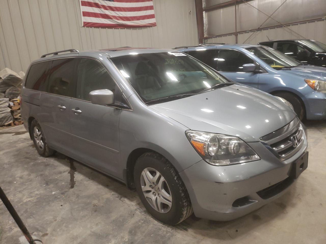 HONDA ODYSSEY EX 2007 with VIN 5FNRL38697B021384 - Photo from auction