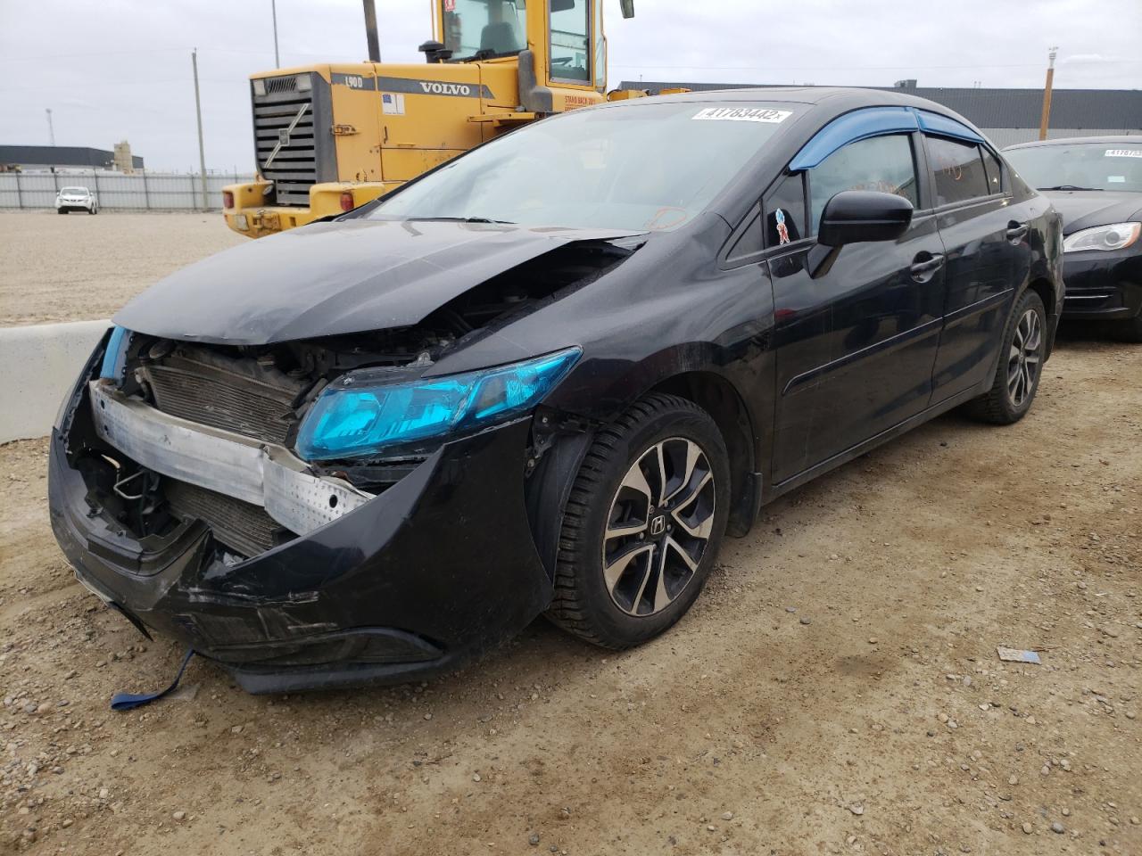 Photo 2 from auction – 2014 HONDA CIVIC LX with VIN 2HGFB2F56EH037965