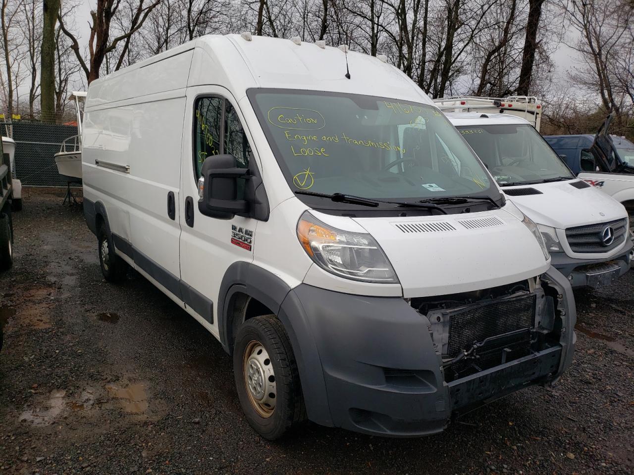 RAM PROMASTER 2014 with VIN 3C6URVJG0EE123318 - Photo from auction
