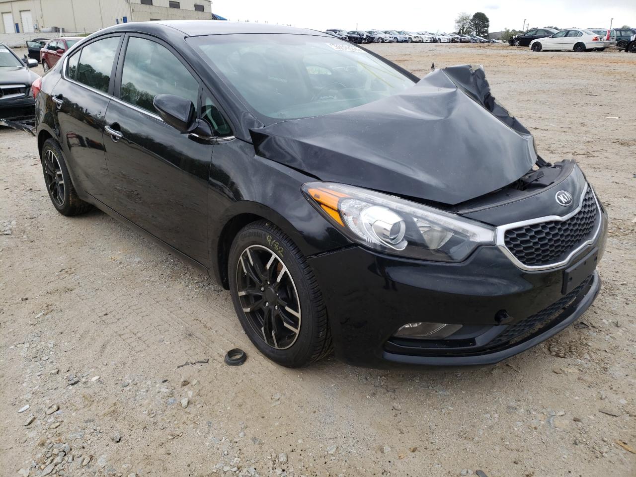 KIA FORTE EX 2014 with VIN KNAFX4A84E5119310 - Photo from auction