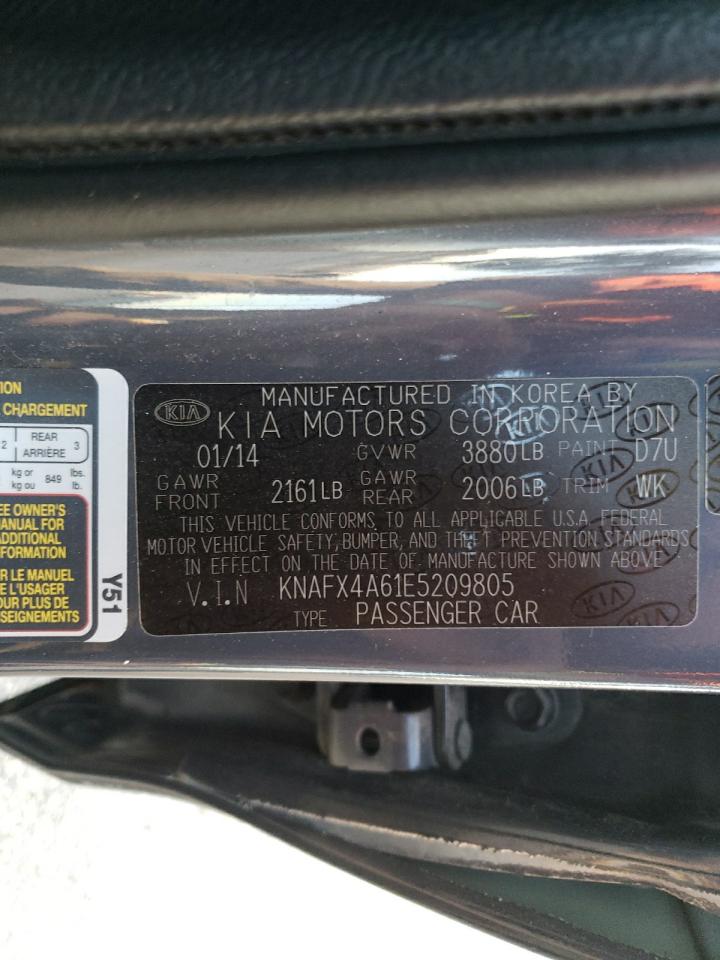 Photo 10 from auction – 2014 KIA FORTE LX with VIN KNAFX4A61E5209805