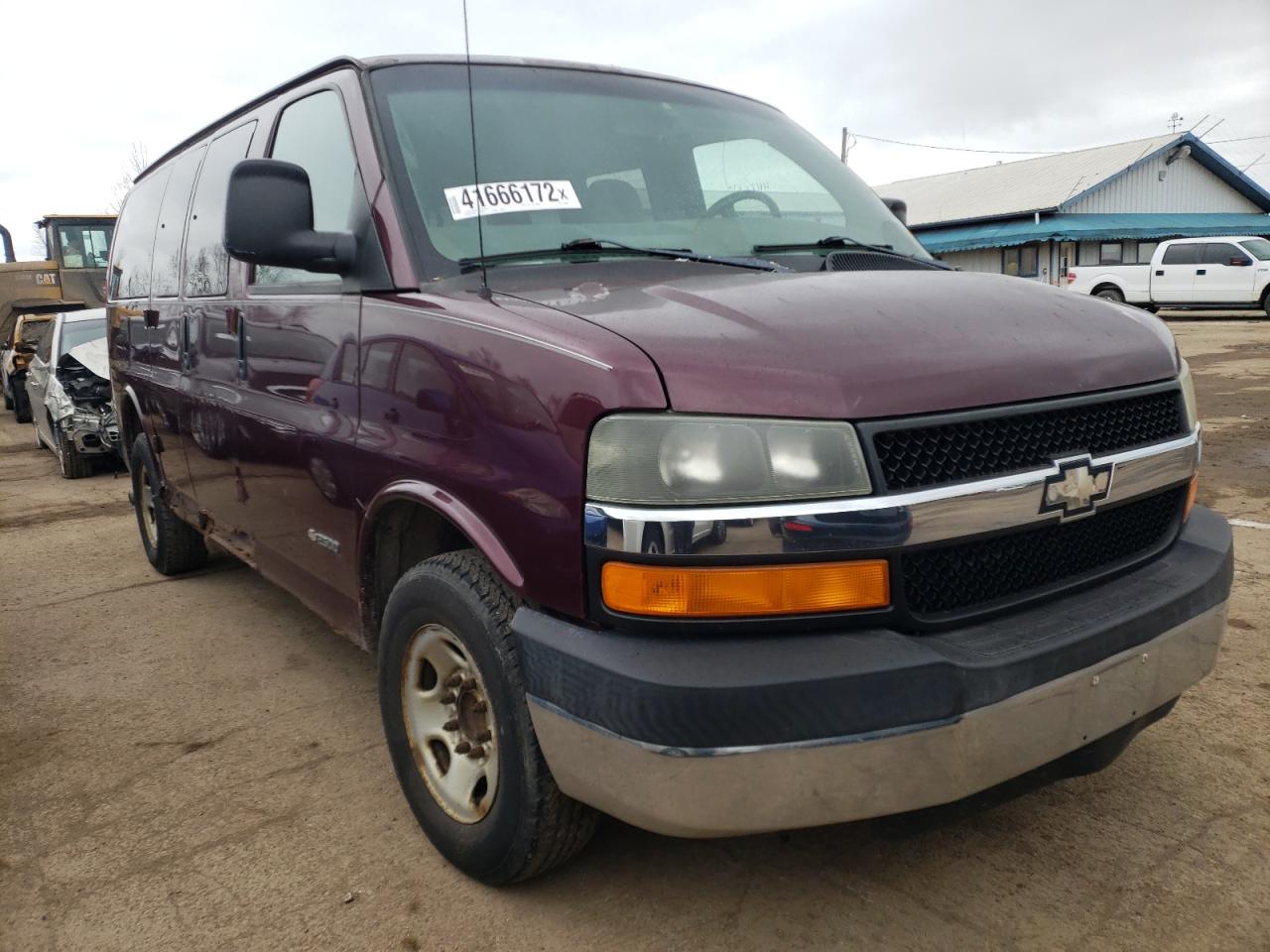 CHEVROLET EXPRESS G2 2004 with VIN 1GAGG25U541183986 - Photo from auction