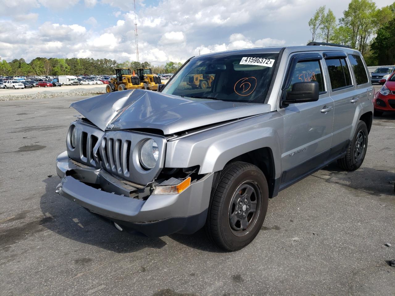 Photo 2 from auction – 2016 JEEP PATRIOT SP with VIN 1C4NJPBB8GD796056