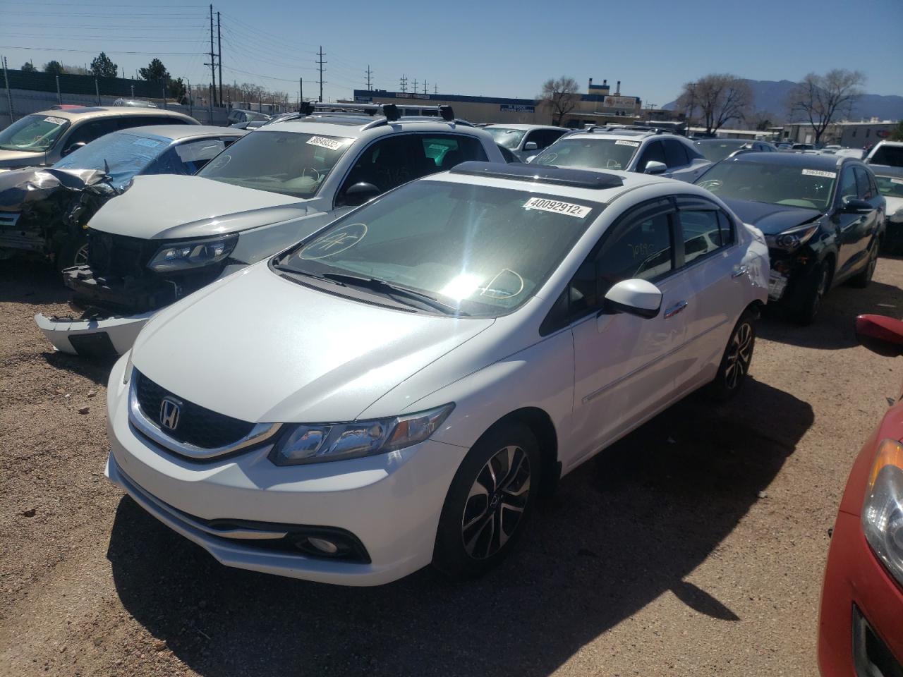 Photo 2 from auction – 2013 HONDA CIVIC EXL with VIN 19XFB2F97DE005733