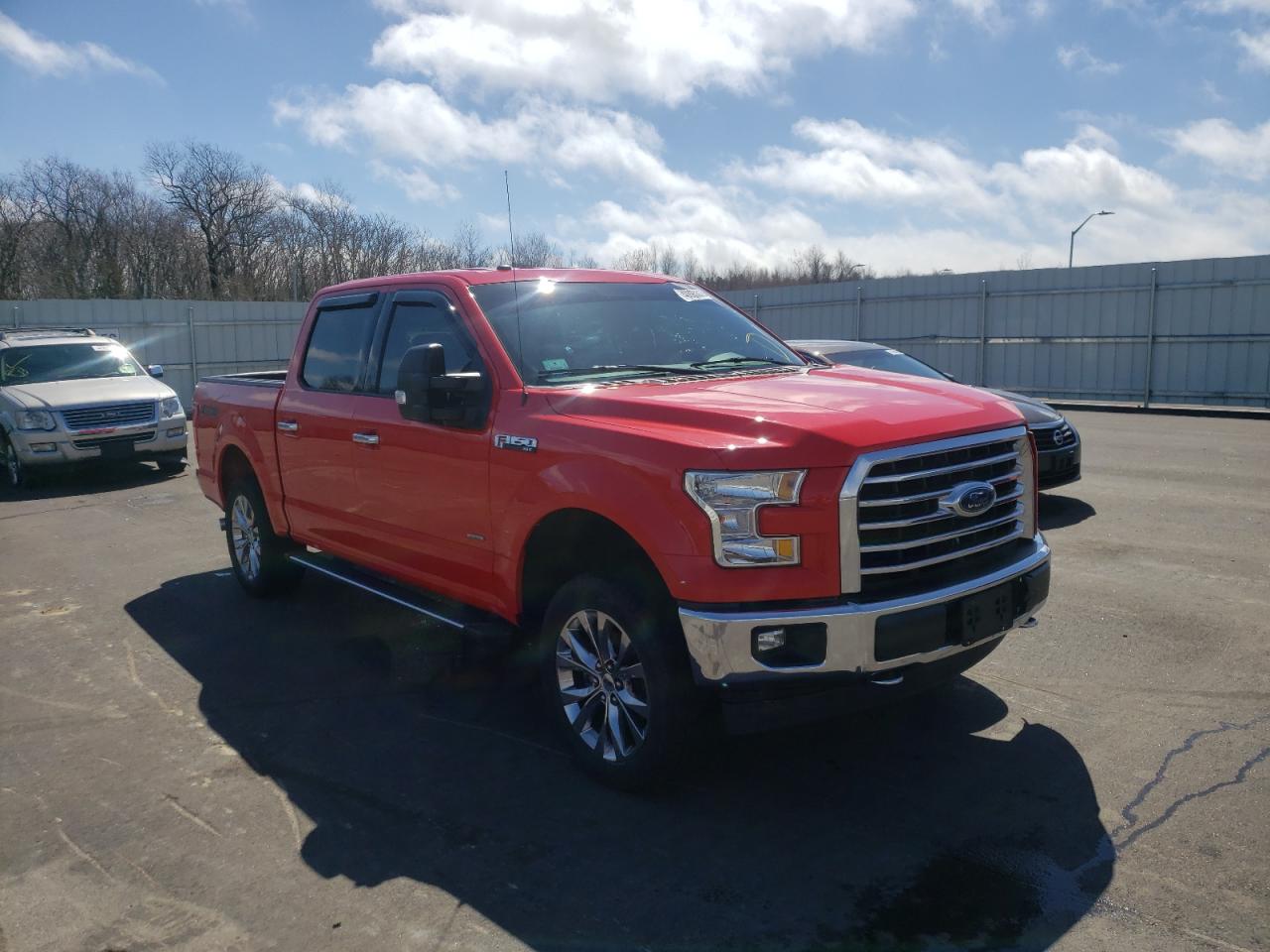 FORD F150 SUPER 2017 with VIN 1FTEW1EP3HKE02952 - Photo from auction