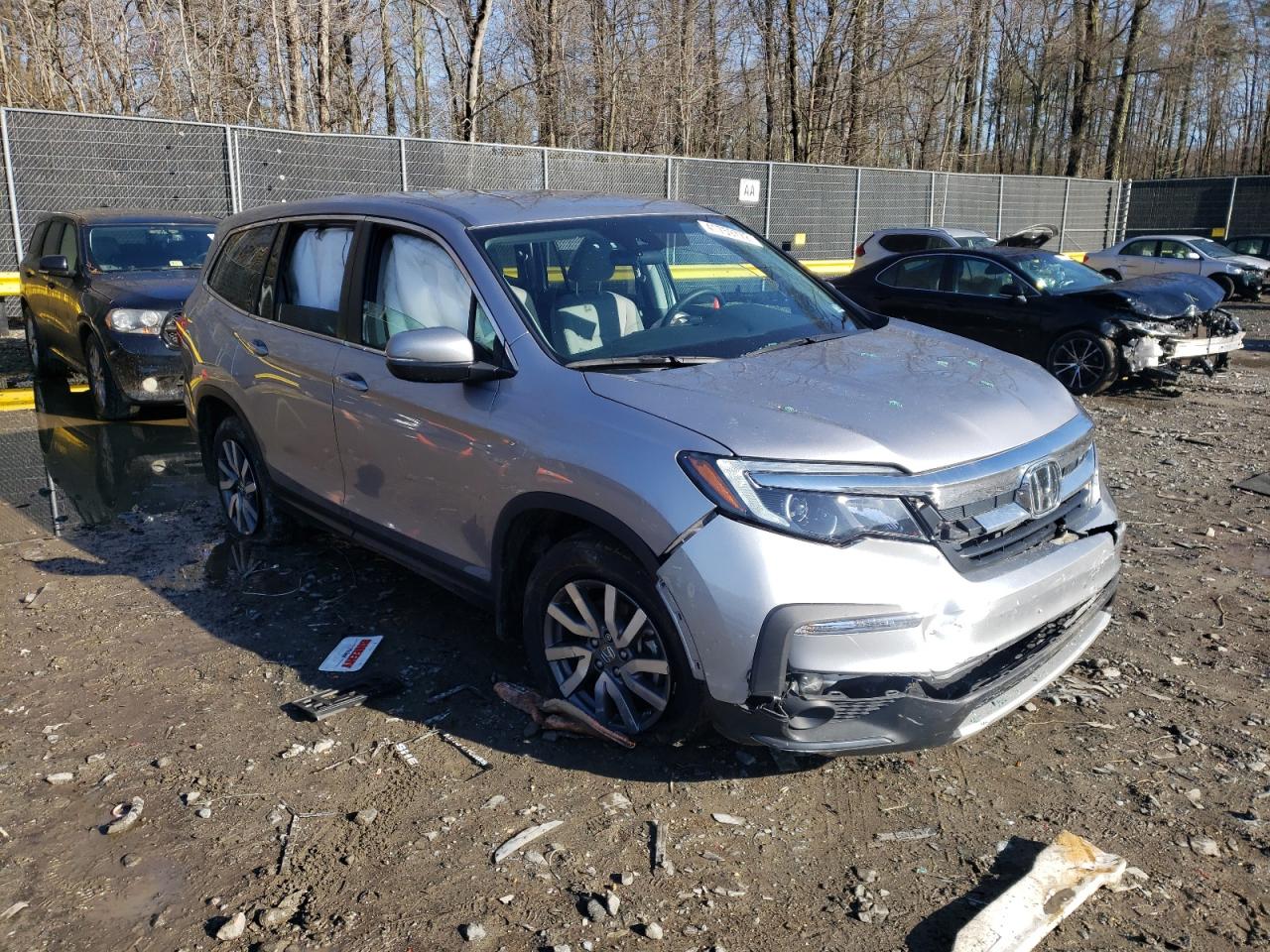 HONDA PILOT EX 2020 with VIN 5FNYF6H30LB052351 - Photo from auction