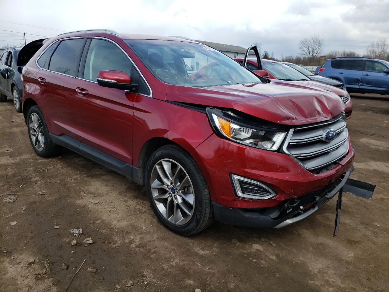 FORD EDGE TITAN 2016 with VIN 2FMPK4K82GBC16939 - Photo from auction