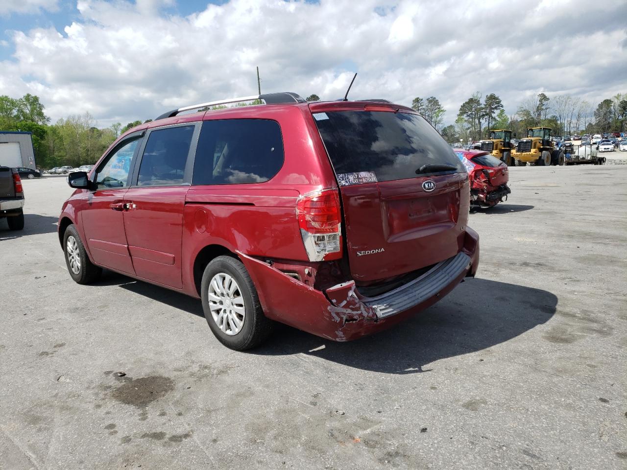 Photo 3 from auction – 2012 KIA SEDONA LX with VIN KNDMG4C72C6430353