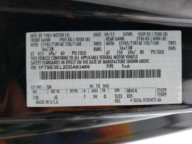 Photo 10 from auction – 2013 FORD ECONOLINE with VIN 1FTSE3EL2DDA83489