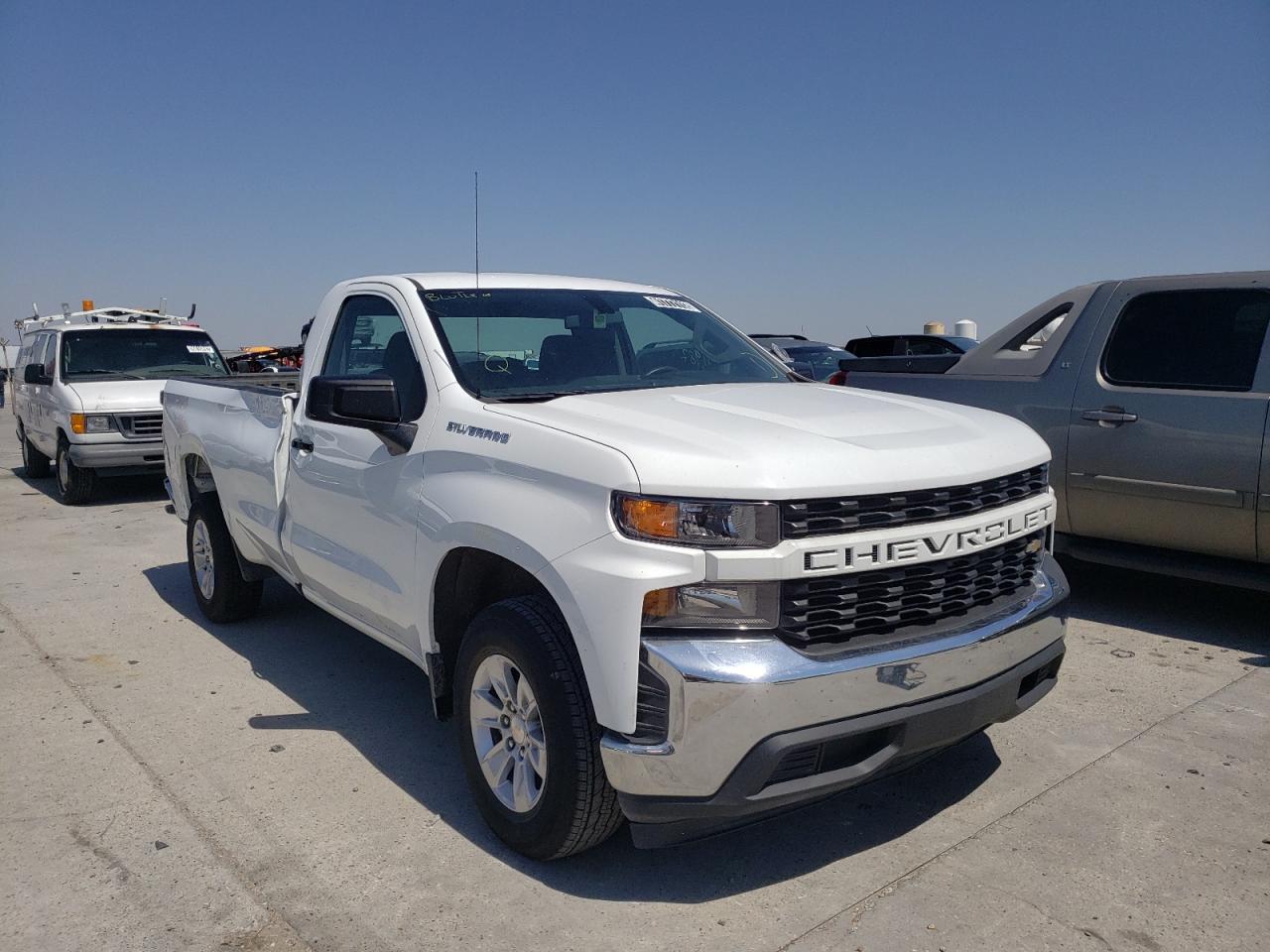 CHEVROLET SILVERADO 2021 with VIN 3GCNWAEF7MG319131 - Photo from auction