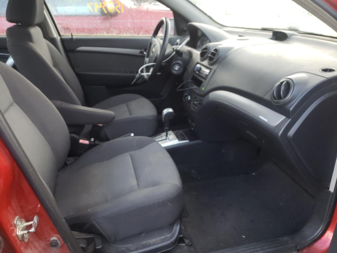 Photo 5 from auction – 2009 CHEVROLET AVEO LS with VIN KL1TD56E89B607385