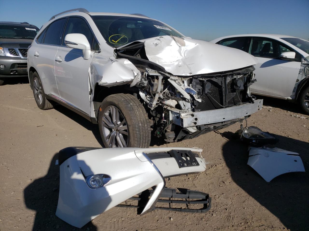 LEXUS RX 350 2015 with VIN 2T2ZK1BA4FC169235 - Photo from auction