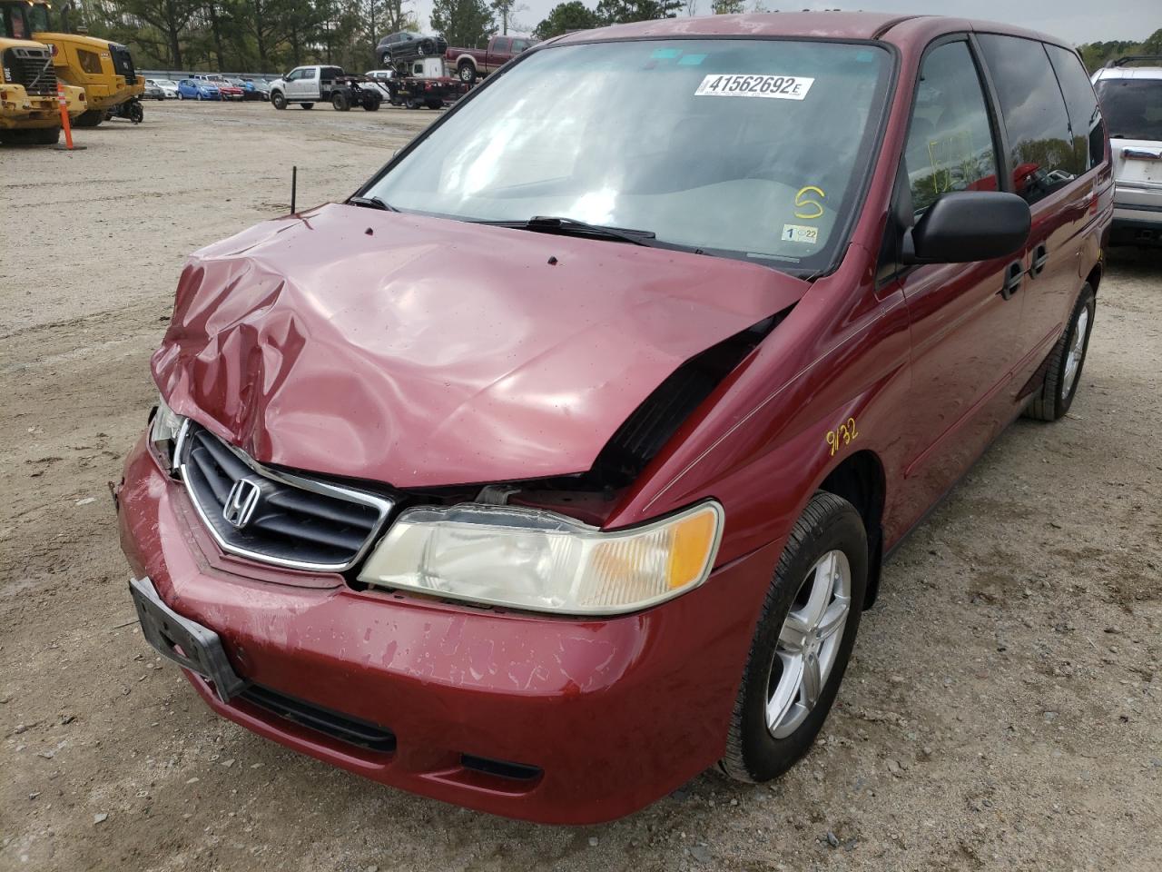 Photo 2 from auction – 2004 HONDA ODYSSEY LX with VIN 5FNRL18594B082998