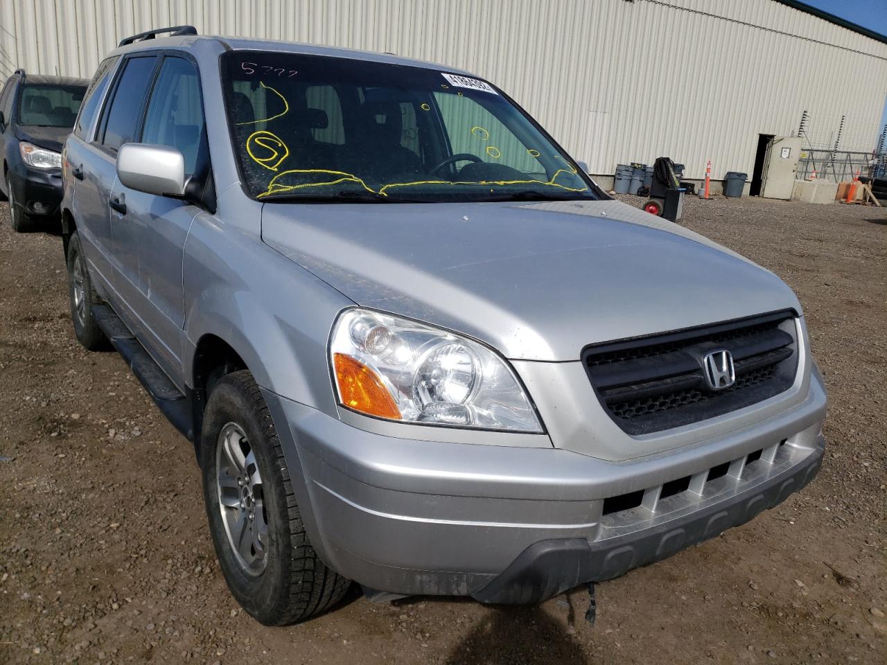HONDA PILOT EX 2004 with VIN 2HKYF18434H000291 - Photo from auction