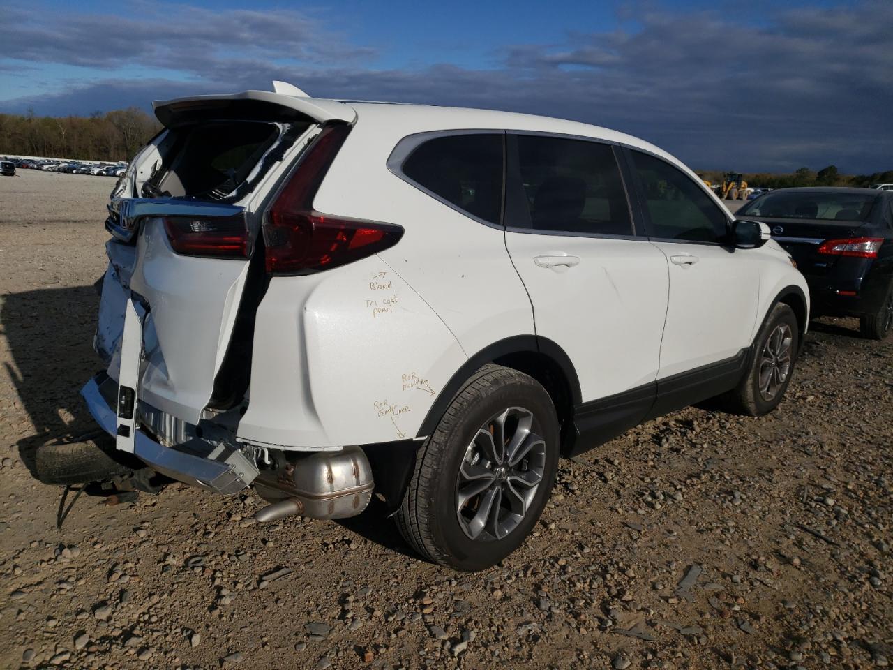 Photo 4 from auction – 2022 HONDA CR-V EX with VIN 7FARW1H56NE004286