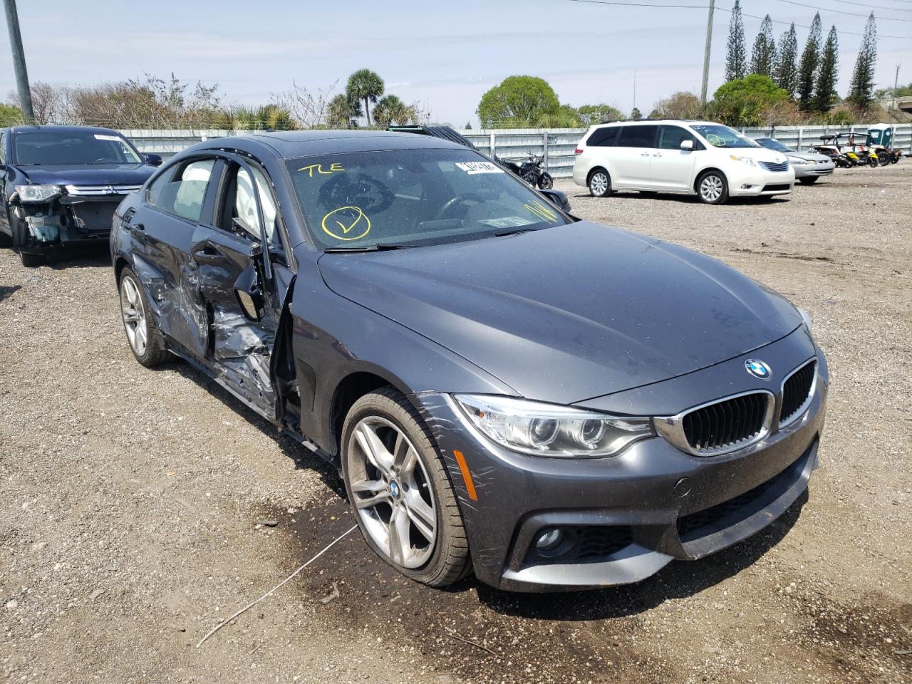 BMW 435 XI GRA 2016 with VIN WBA4B3C54GG528501 - Photo from auction