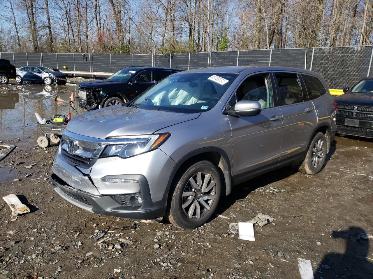 Photo 2 from auction – 2020 HONDA PILOT EX with VIN 5FNYF6H30LB052351
