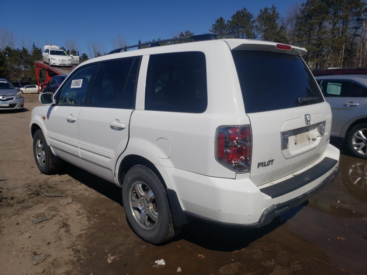 Photo 3 from auction – 2007 HONDA PILOT EXL with VIN 5FNYF28787B044774