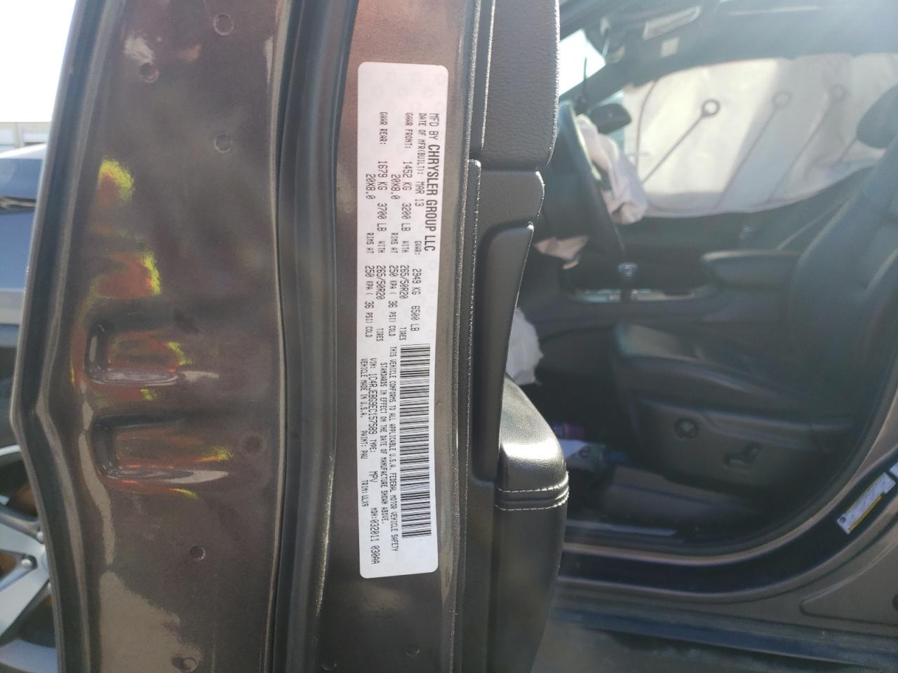 Photo 10 from auction – 2014 JEEP GRAND CHER with VIN 1C4RJEBG9EC157589