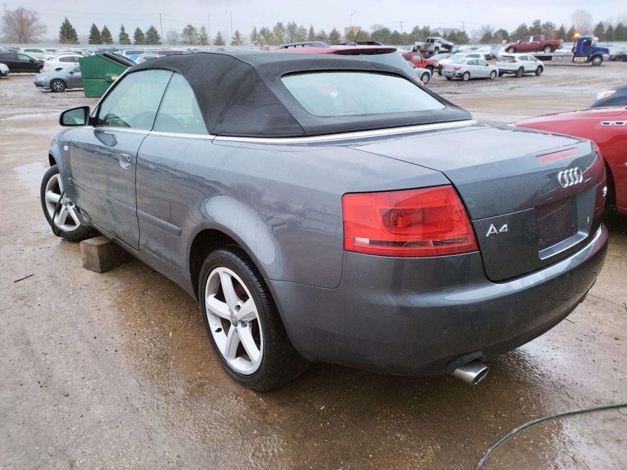 Photo 3 from auction – 2007 AUDI A4 3.2 CAB with VIN WAUDH48H37K031850