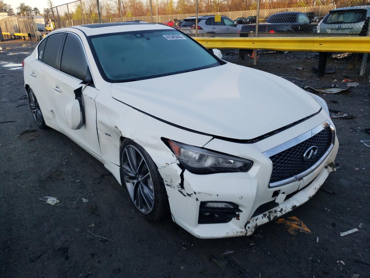 INFINITI Q50 PREMIU 2016 with VIN JN1EV7AR9GM341092 - Photo from auction