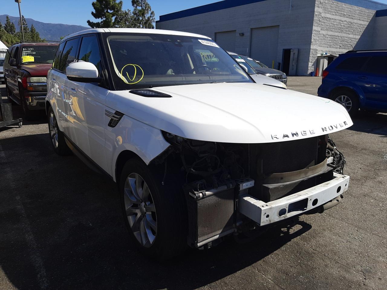 LAND ROVER RANGE ROVE 2017 with VIN SALWR2FK1HA668604 - Photo from auction