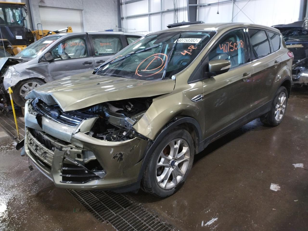Photo 2 from auction – 2013 FORD ESCAPE SEL with VIN 1FMCU9H97DUD40345